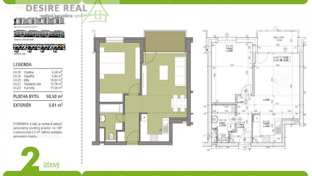 ✅ SOLD: NEW BUILDING - SUNNY, BRICK 2-room apartment with BALCONY and CELLAR, 58 m2, Pezinok - Muškát, FREE PARKING