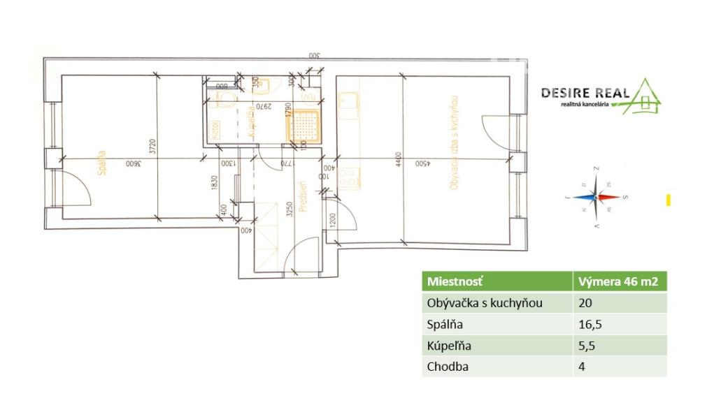 ✅ RENTED:  Fully furnished 2-room apartment with parking, in a quiet area, Kučišdorfská dolina