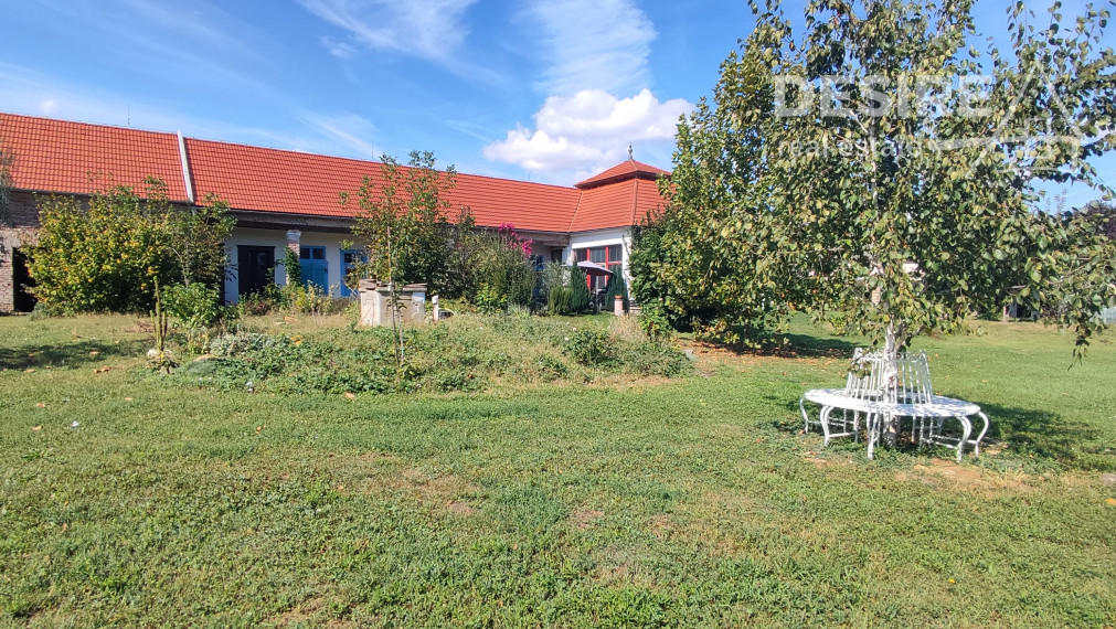 Zemianska kúria vhodná na bývanie a podnikanie, veľký pozemok, Nové Zámky - Komoča,