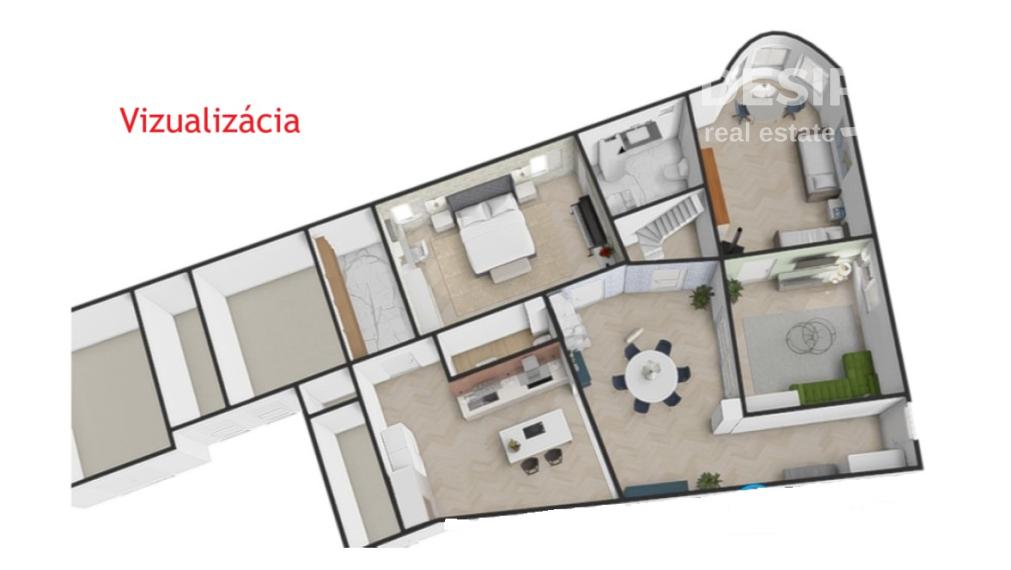 Zachovalý, 4 izbový rodinný dom,  Pezinok centrum