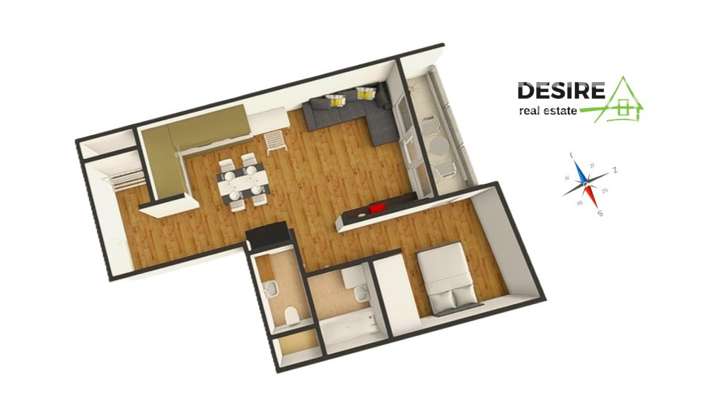 ✅ PREDANÉ: Moderný, štýlový 2 izbový byt so zariadením, loggia, parkovanie, III veže, Bajkalská ul.