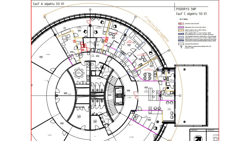 Komerčné priestory - ambulancie lekárov, 295 m2, Röntgenova ul., BA - Petržalka