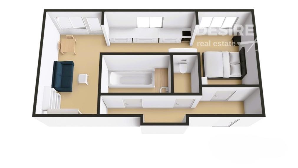 Priestranný 2 izbový byt 50 m2, rekonštrukcia, balkón, klimatizácia