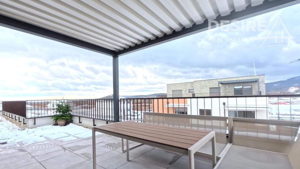 Kompletne zariadený 3 izbový byt, novostavba, zelená terasa, parkovanie, Modra