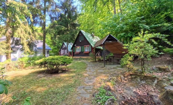 Relaxujte a zarábajte: 2 rekreačné chaty na predaj v lesnom prostredí Strážovských vrchov - fotografia 12