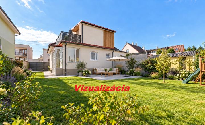 Jedinečný rodinný dom po rekonštrukcii, záhrada, Pezinok - Cajla - fotografia 30